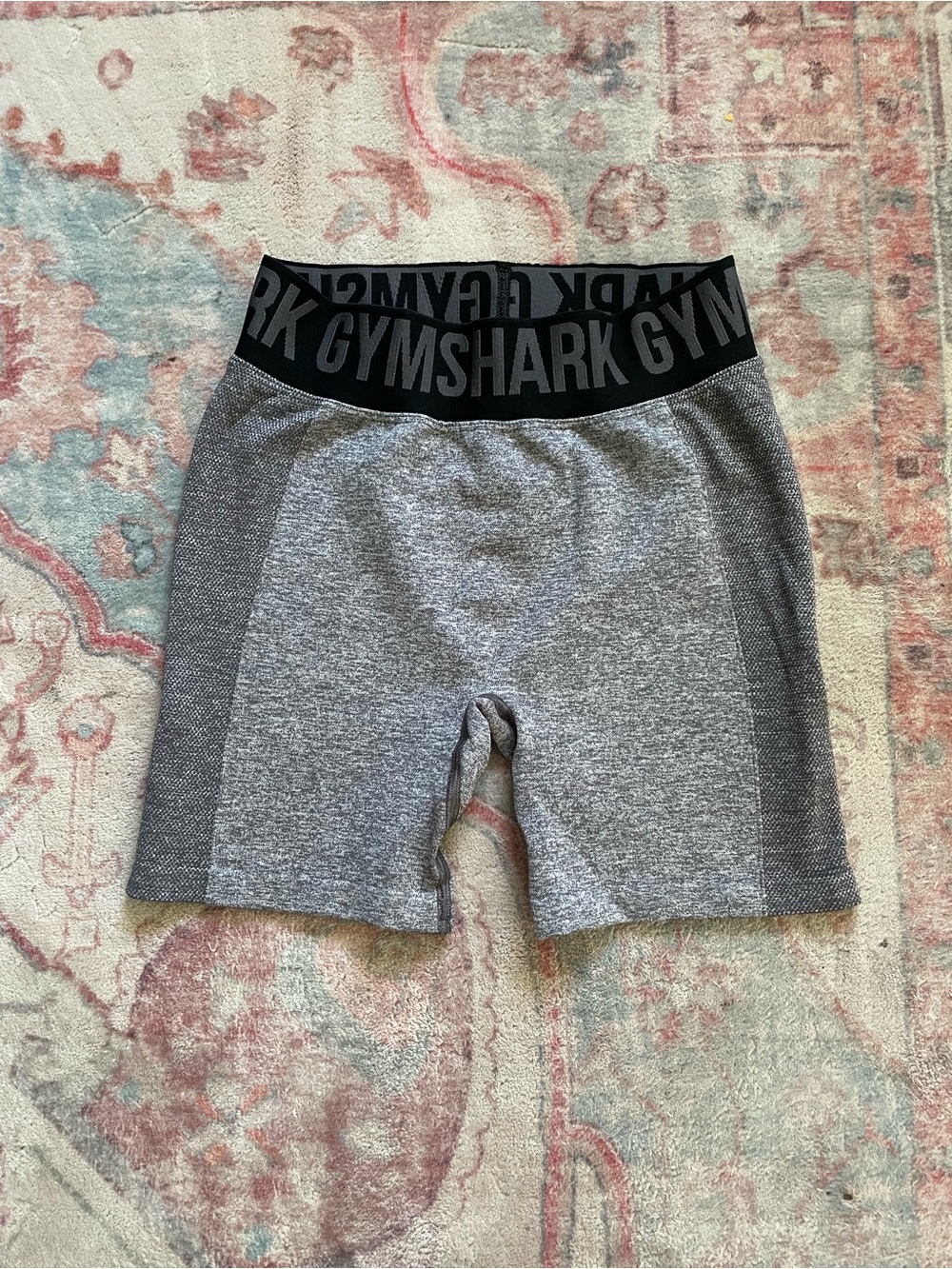 Gymshark Grey Seamless High-Waist Biker Shorts